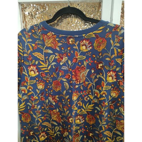Appleseeds Floral Tshirt Dress Large - Picture 9 of 14